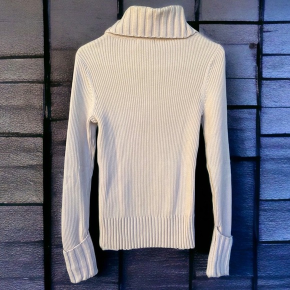 Dkny Relaxed Knit Turtleneck Pullover Sweater | Size Medium - Picture 2 of 7